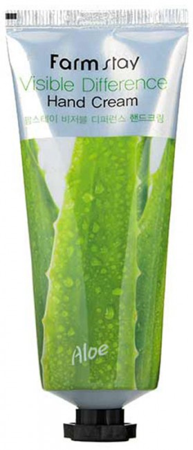 FarmStay Visible Difference Hand Cream Aloe Крем для рук с экстрактом Алоэ, 100 мл