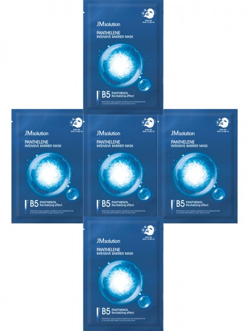 JMsolution Комплект интенсивных барьерных масок с пантенолом Panthelene Intensive Barrier Mask, 5*30 мл JMsolution Комплект интенсивных барьерных масок с пантенолом Panthelene Intensive Barrier Mask, 5*30 мл