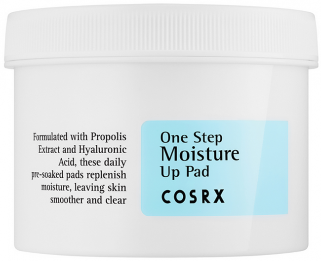 COSRX One Step Moisture Up Pad Увлажняющие подушечки для сухой и чувствительной кожи, 70 шт
