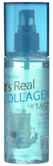 FarmStay Гель-спрей для лица с коллагеном It Is Real Gel Mist Collagen, 120 мл FarmStay Гель-спрей для лица с коллагеном It Is Real Gel Mist Collagen, 120 мл