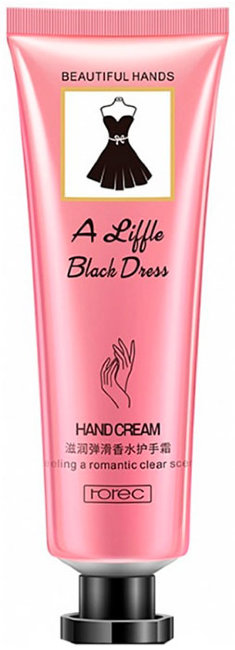 Rorec A Little Black Dress Hand Cream Парфюмированный крем для рук с экстрактом розы, 30 г