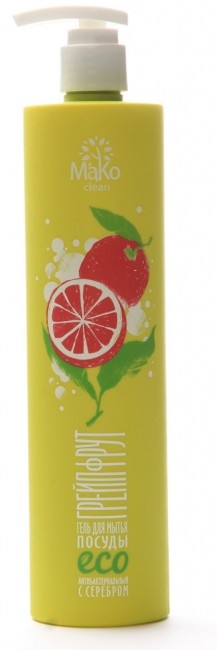 MaKo Clean Гель для мытья посуды Грейпфрут с серебром, 400 мл. MaKo Clean Гель для мытья посуды Грейпфрут с серебром, 400 мл.