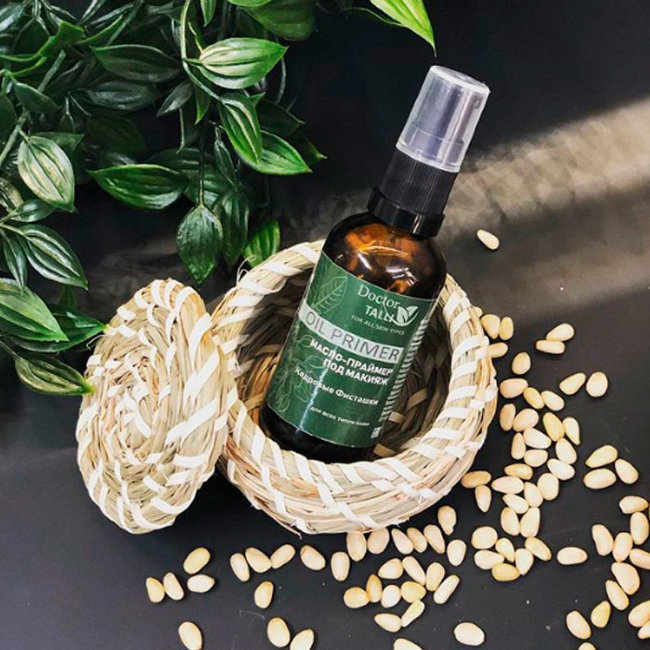 Doctor TALLI Oil Primer Масло косметическое Праймер под макияж "Кедровые Фисташки", 50 мл