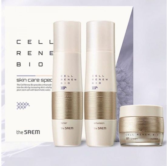 The SAEM Набор уходовых средств: тонер, эмульсия, крем Cell Renew Bio Skin Care Special 2 Set, 150мл*150мл*30мл
