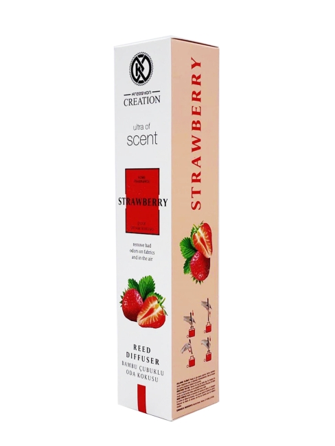 Kreasyon Аромадиффузор с палочками Клубника Reed Diffuser Strawberry, 115 мл Kreasyon Аромадиффузор с палочками Клубника Reed Diffuser Strawberry, 115 мл