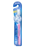 Mukunghwa Зубная щётка со сверхтонкой щетиной разной длины с анионами, средняя жесткость Xyldent White Crystal Pink, 1шт Mukunghwa Зубная щётка со сверхтонкой щетиной разной длины с анионами, средняя жесткость Xyldent White Crystal Pink, 1шт