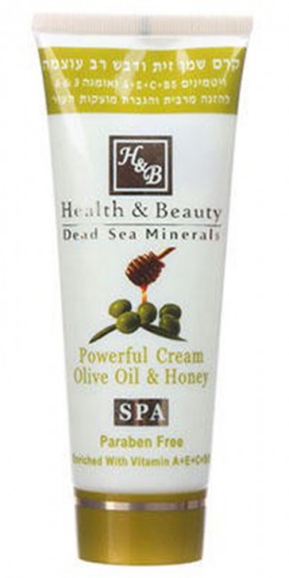 Health and Beauty Cream Powerful Olive Oil & Honey Укрепляющий крем с Оливковым маслом и Медом, 180 мл