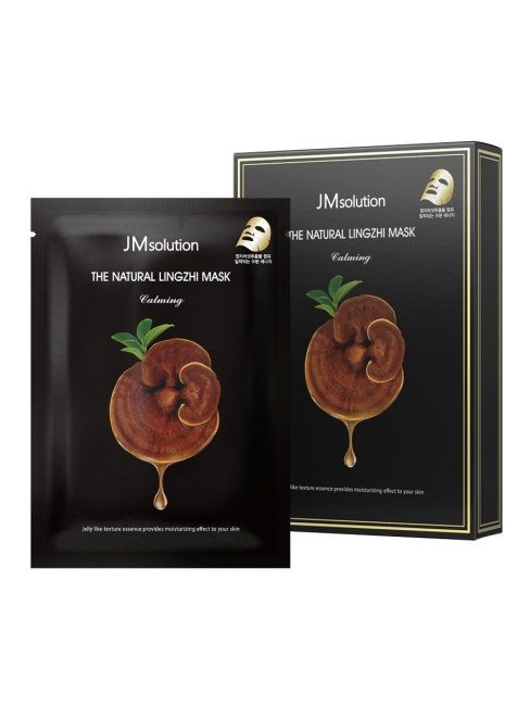 JMsolution Маска для лица тканевая успокаивающая с экстрактом гриба Линчжи The Natural Lingzhi Mask Calming, 35 мл