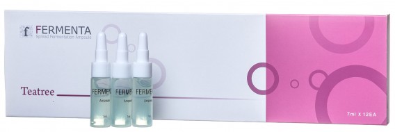 Skindom Fermenta Ampoules Tee Tree Концентрат для лица с ферментами чайного дерева, 12 шт по 7 мл