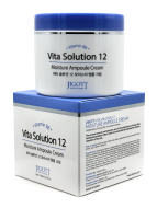 Jigott Крем для лица ампульный с витамином B8 Vita Solution 12 Moisture Ampoule Cream, 100 мл Jigott Крем для лица ампульный с витамином B8 Vita Solution 12 Moisture Ampoule Cream, 100 мл
