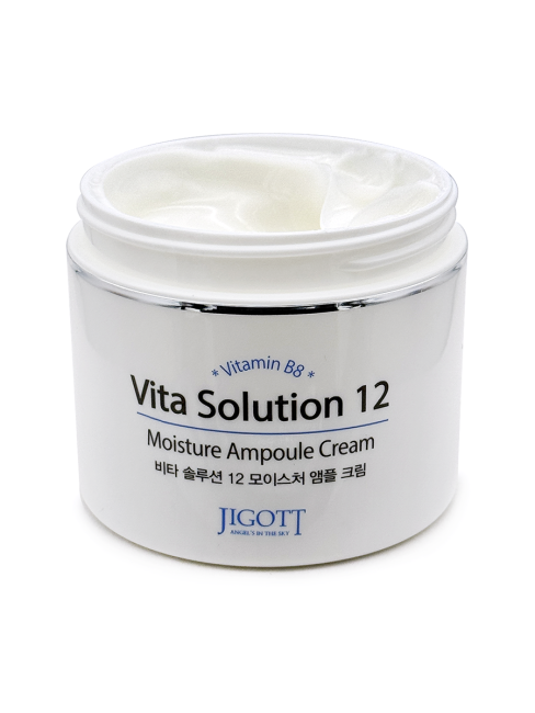 Jigott Крем для лица ампульный с витамином B8 Vita Solution 12 Moisture Ampoule Cream, 100 мл