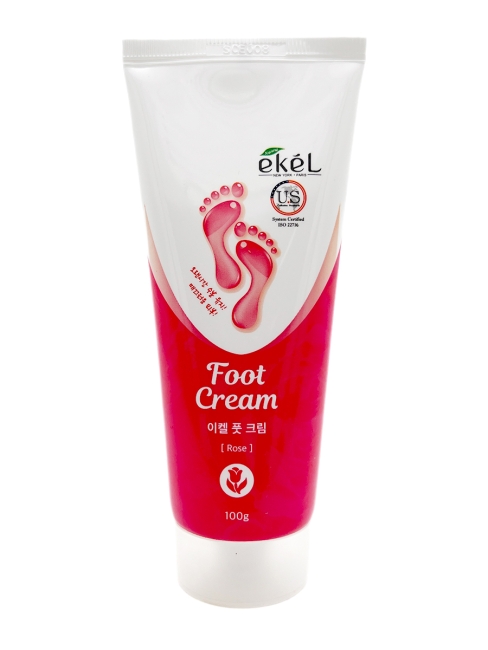 Ekel Крем для ног успокаивающий с экстрактом розы Foot Cream Rose, 100 г Ekel Крем для ног успокаивающий с экстрактом розы Foot Cream Rose, 100 г