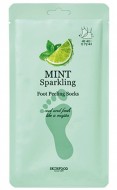 SKINFOOD Mint Sparkling Foot Peeling Socks Носочки пилинг с экстрактом мяты, 20 г x2