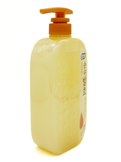 Lion Средство для мытья посуды, овощей и фруктов 5 злаков Charmgreen Pure Fermentation, 750 г