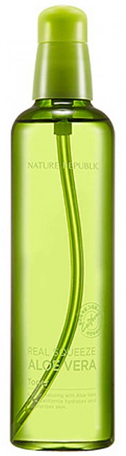 NATURE REPUBLIC Real Squeeze Aloe Vera Toner Тонер с экстрактом алое вера, 150 мл
