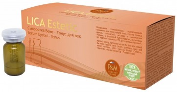 Lica Estetic Сыворотка для глаз "Веко-Тонус" против темных кругов, отечностей, мешков и мимических морщин, 10*2 мл