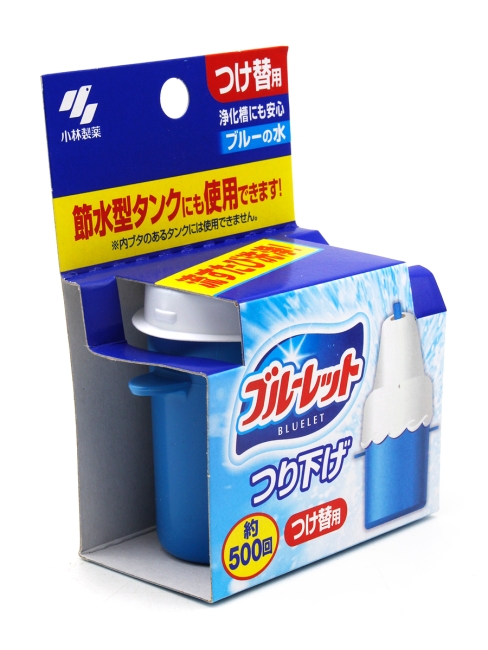 Kobayashi Очиститель воды для бачка унитаза в контейнере сменный блок Bluelet Bowl Cleaner, 30 г 