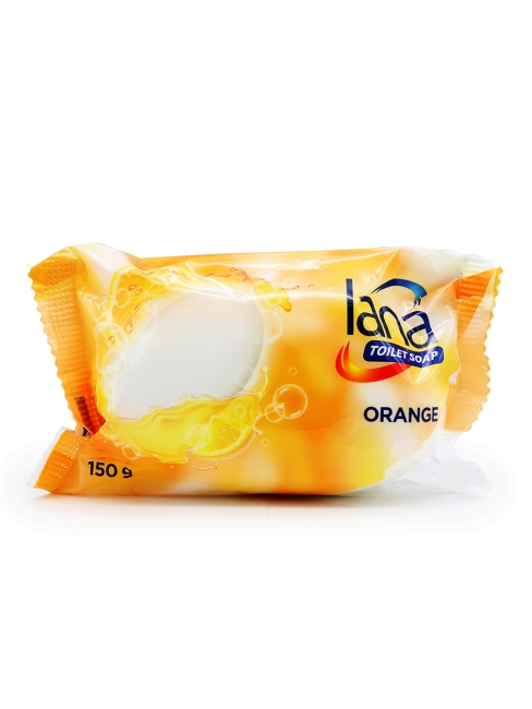 Lana Увлажняющее туалетное мыло Цитрусовый фреш с ароматом мандарина и сливок, 150 г