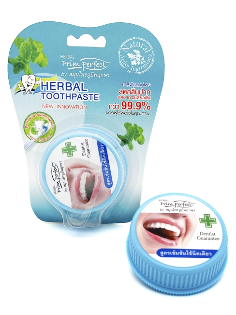 Prim Perfect Растительная зубная паста в блистере Herbal Toothpaste, 25 г Prim Perfect Растительная зубная паста в блистере Herbal Toothpaste, 25 г