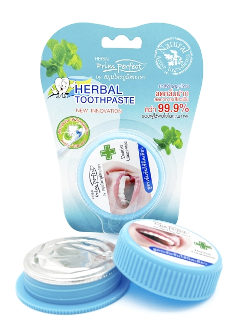 Prim Perfect Растительная зубная паста в блистере Herbal Toothpaste, 25 г Prim Perfect Растительная зубная паста в блистере Herbal Toothpaste, 25 г