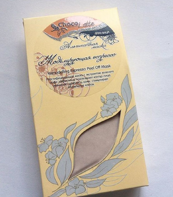 ChocoLatte Альгинатная маска для лица Моделирующая Эспрессо, 150 мл/50 г