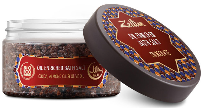 Zeitun Шоколадная соль с маслом плодов какао и ванилью, 250 мл