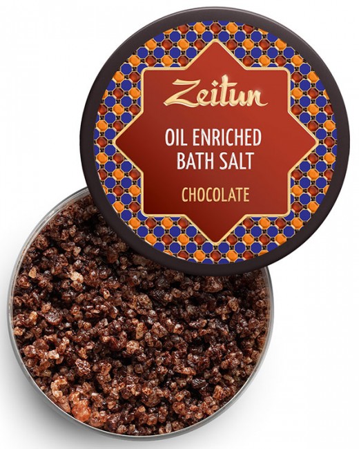 Zeitun Шоколадная соль с маслом плодов какао и ванилью, 250 мл