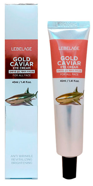 Lebelage Крем для области вокруг глаз с экстрактом икры Gold Caviar Eye Cream, 40 мл Lebelage Крем для области вокруг глаз с экстрактом икры Gold Caviar Eye Cream, 40 мл
