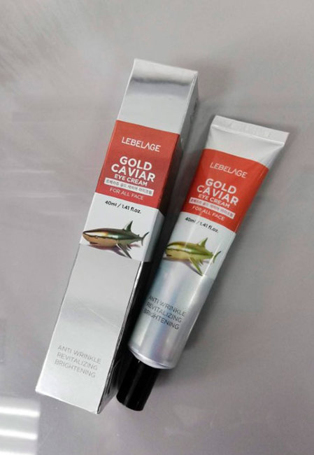 Lebelage Крем для области вокруг глаз с экстрактом икры Gold Caviar Eye Cream, 40 мл Lebelage Крем для области вокруг глаз с экстрактом икры Gold Caviar Eye Cream, 40 мл