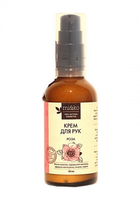 MiKo Крем для рук Роза питательный, 50 мл