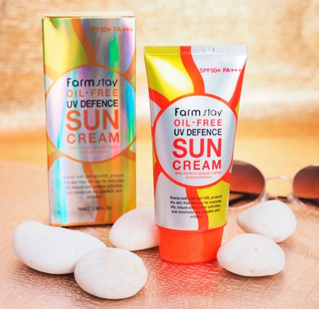 FarmStay Oil-free UV Defence Sun Cream SPF50+ PA+++ Солнцезащитный крем для лица без масел, 70 мл FarmStay Oil-free UV Defence Sun Cream SPF50+ PA+++ Солнцезащитный крем для лица без масел, 70 мл