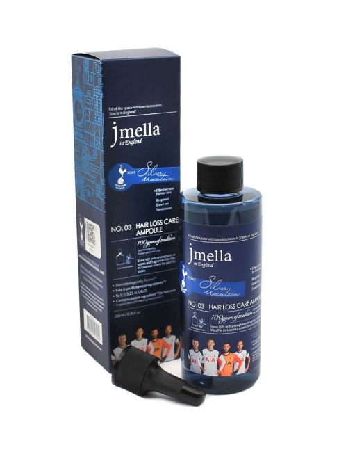 Jmella Ампульная сыворотка против выпадения волос Бергамот, зелёный чай, сандаловое дерево In England Silver Mountain Hair Loss Care Ampoule, 200 мл
