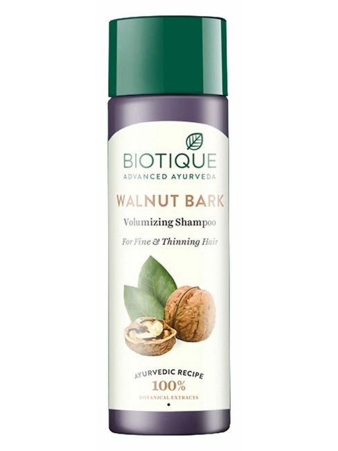 Biotique Шампунь для объема волос с экстрактом грецкого ореха Walnut Bark Volumizing Shampoo, 120 мл Biotique Шампунь для объема волос с экстрактом грецкого ореха Walnut Bark Volumizing Shampoo, 120 мл