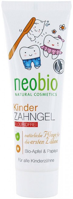 Neobio Зубная паста Био-яблоко и папайя 0+, 50 мл