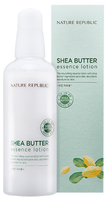 NATURE REPUBLIC Shea Butter Essence Lotion Увлажняющая эмульсия с маслом ши, 120 мл