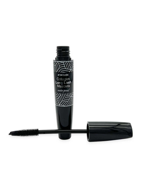 3W Clinic Тушь для ресниц водостойкая с коллагеном Collagen Long Lash Mascara, 12 мл
