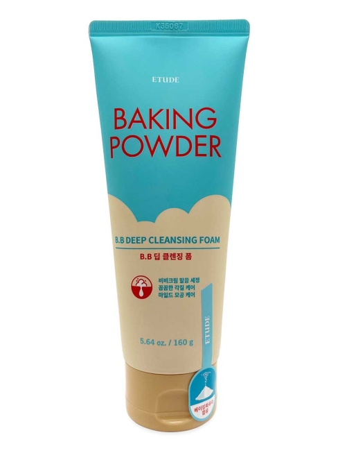 Etude House Пенка для умывания и глубокой очистки Baking Powder BB Deep Cleansing Foam, 160 мл