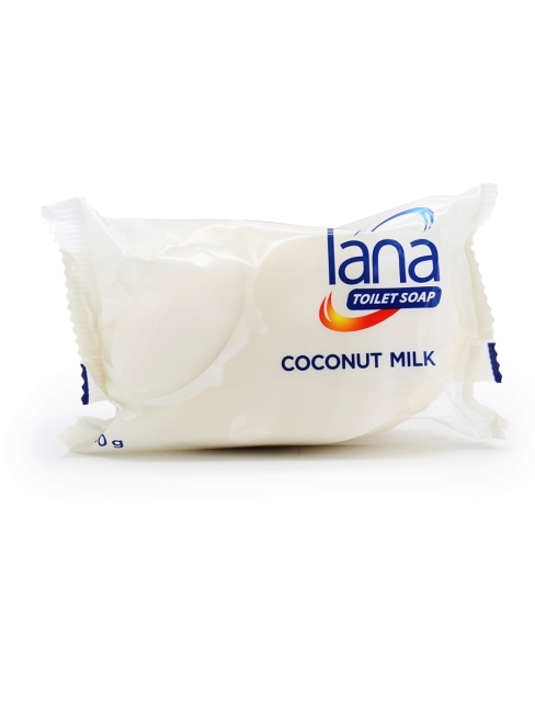 Lana Увлажняющее туалетное мыло Тропическая фантазия с ароматом кокоса и миндаля, 150 г