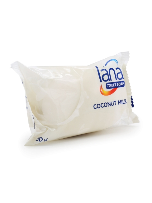 Lana Увлажняющее туалетное мыло Тропическая фантазия с ароматом кокоса и миндаля, 150 г