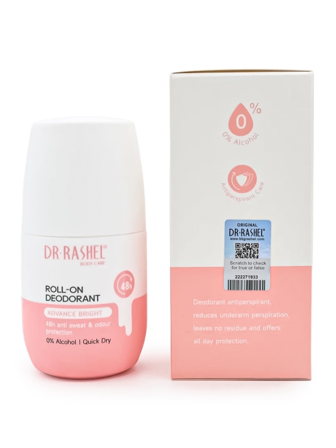 Dr.Rashel Дезодорант шариковый осветляющий Advance Bright Roll On Deodorant, 50 мл Dr.Rashel Дезодорант шариковый осветляющий Advance Bright Roll On Deodorant, 50 мл