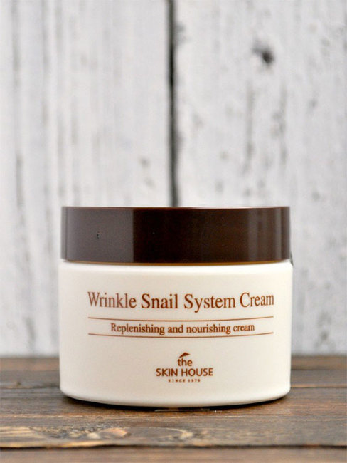 The Skin House Wrinkle Snail System Cream Улиточный крем анти-возрастной, 50 мл