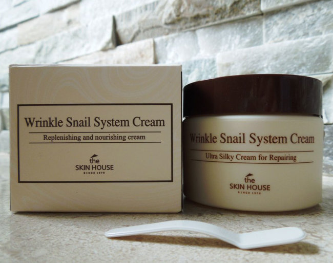 The Skin House Wrinkle Snail System Cream Улиточный крем анти-возрастной, 50 мл