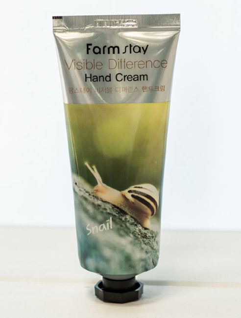 FarmStay Visible Difference Hand Cream Snail Крем для рук с экстрактом Улитки, 100 мл