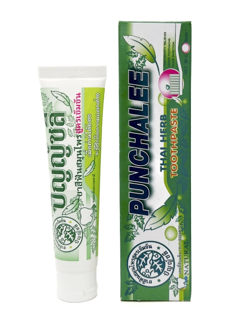 Punchalee Зубная паста органическая Панчале с тайскими травами Thai Herb Toothpaste, 30 г