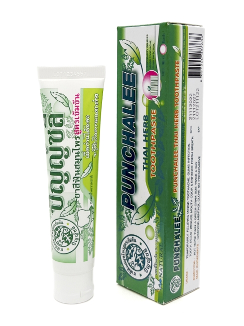 Punchalee Зубная паста органическая Панчале с тайскими травами Thai Herb Toothpaste, 30 г