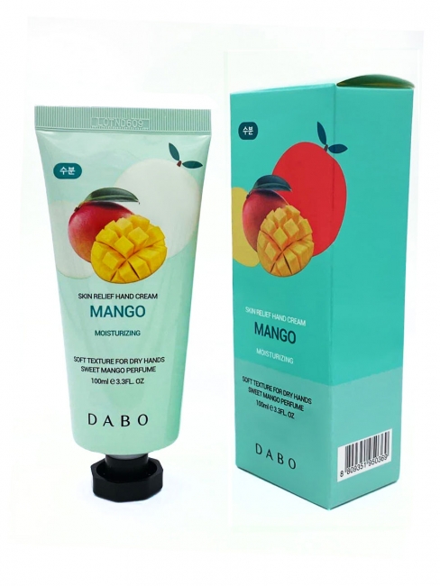 DABO Крем для рук с экстрактом манго Skin Relief Hand Cream Mango, 100 г DABO Крем для рук с экстрактом манго Skin Relief Hand Cream Mango, 100 г