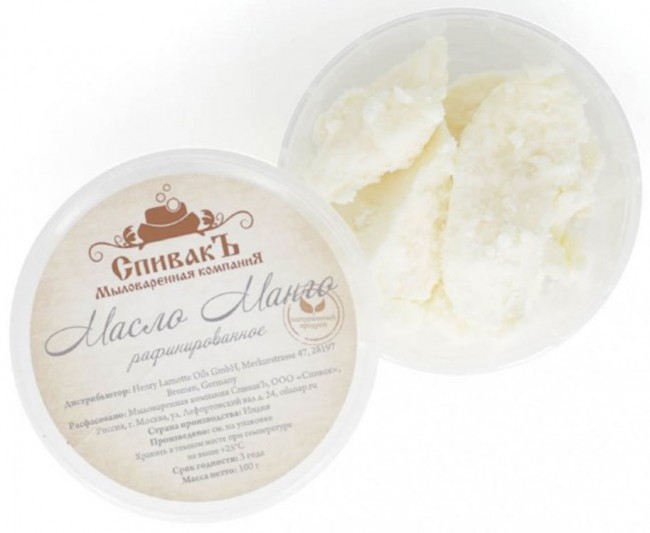 СпивакЪ Масло твердое Манго рафинированное, 100 г