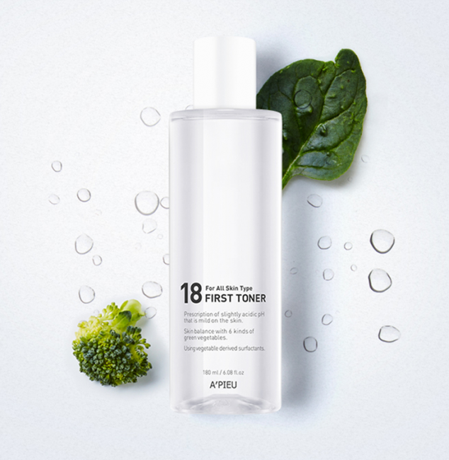 A'Pieu 18 First Toner Балансирующий тонер для всех типов кожи, 500 мл