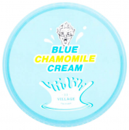VILLAGE 11 FACTORY Blue Chamomile Cream Успокаивающий гель крем с экстрактом голубой ромашки, 300 мл VILLAGE 11 FACTORY Blue Chamomile Cream Успокаивающий гель крем с экстрактом голубой ромашки, 300 мл