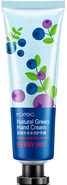 Blueberries moisturizing smoothing hand cream. Крем natural Green hand Cream Rorec. Крем для рук Rorec Berry Mix. Крем Blueberry hand Cream. Крем для рук Rorec с экстрактом черники.